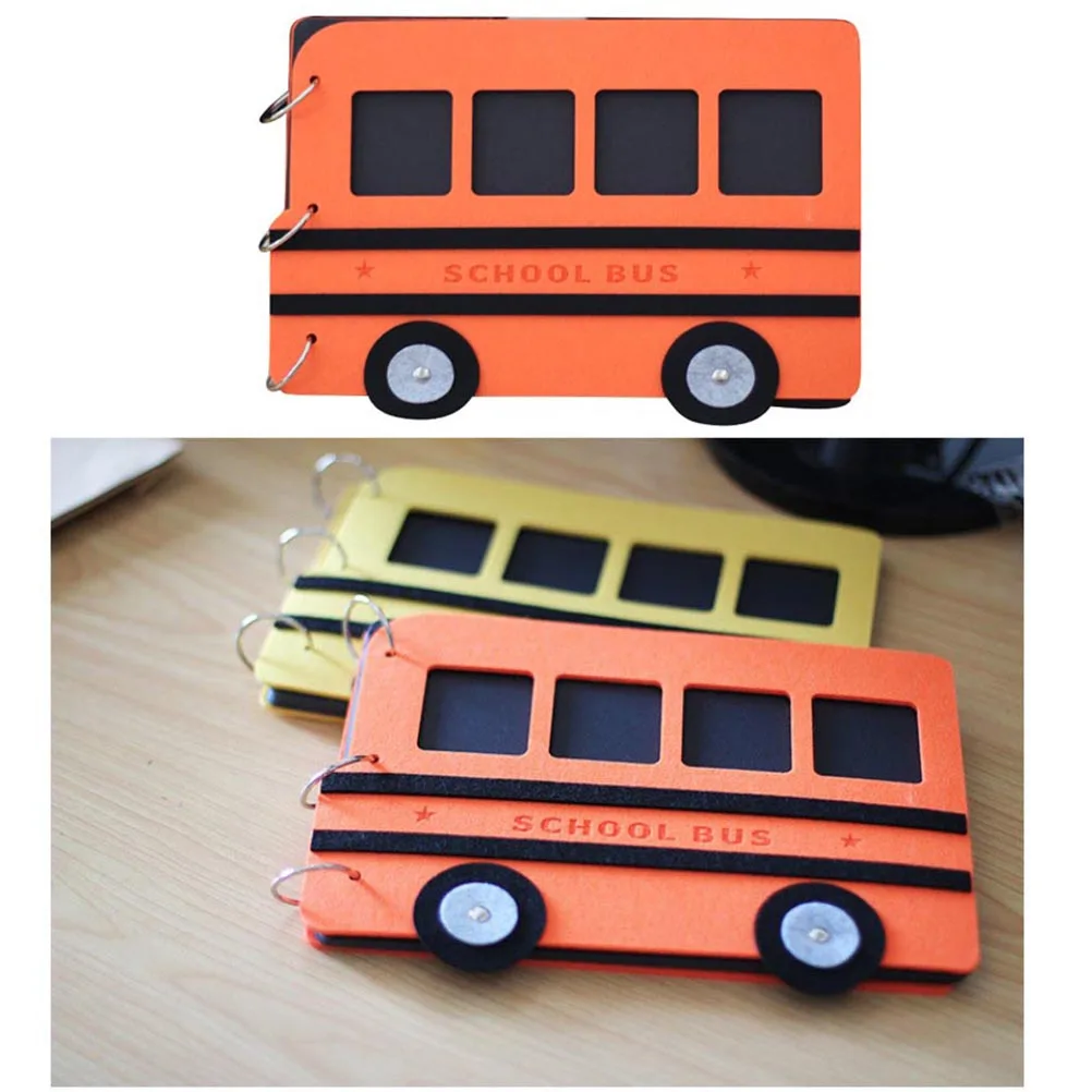 

Diy Photo Album School Growth Memory Scrapbook For Family Travel Commemorative Gift Orange
