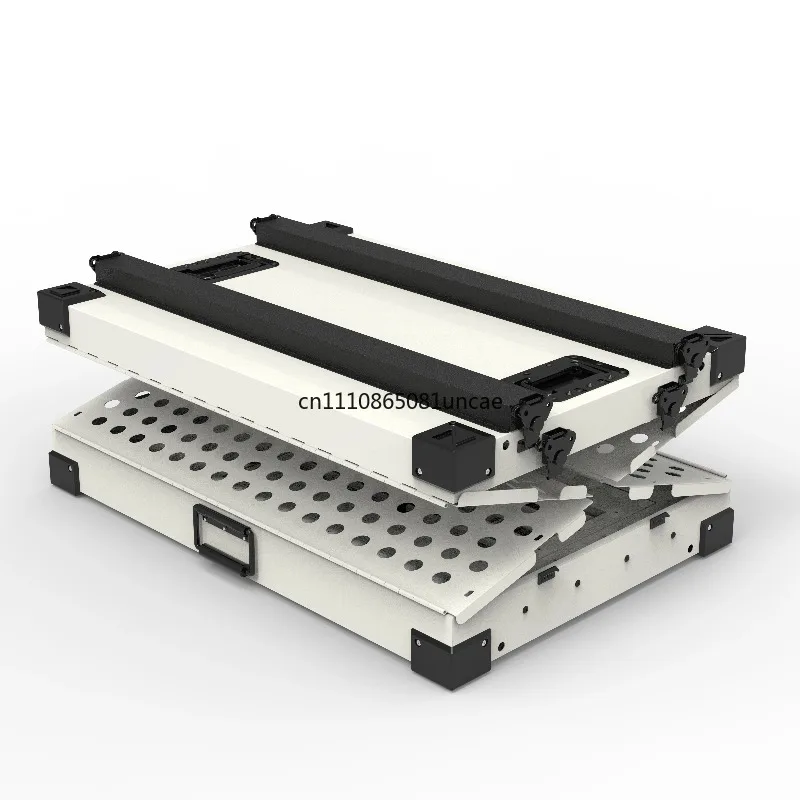 Waterproof Aluminum Foldable Pet Crate Portable Car Camping Transport Box for Small Medium Dogs