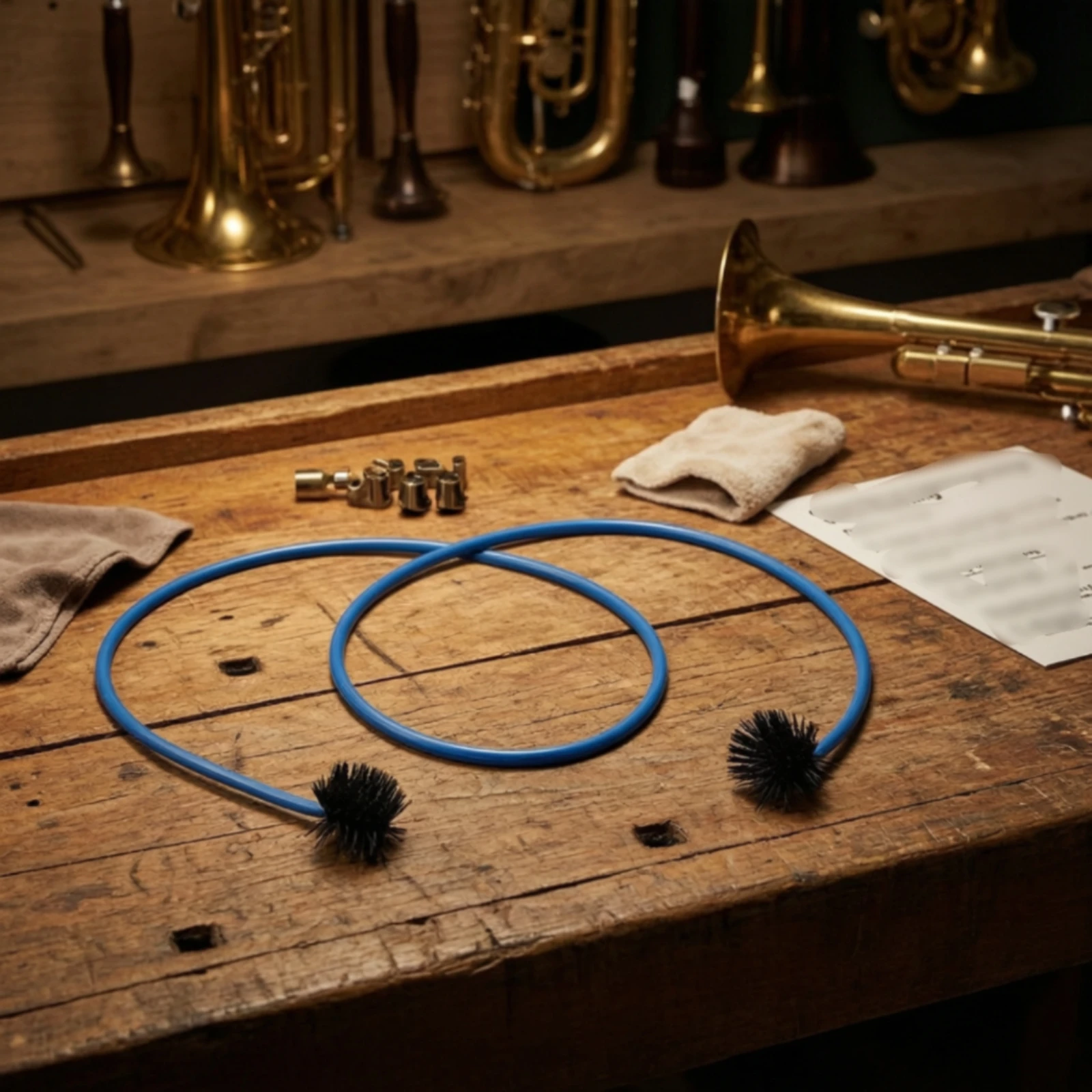 Musical Instruments Easy - Pirinç Enstrüman Temizleme Fırçası Kompakt Esnek