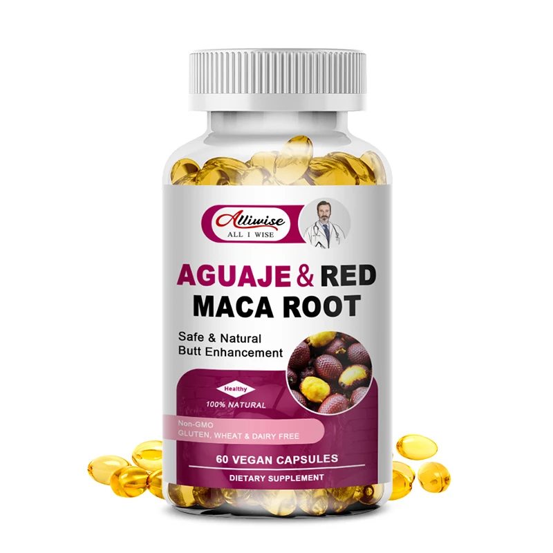 

Alliwise New Natural Plant AGUAJE & REDMACA Extract for Big Butt Buttocks Enlargement HIP UP, Increase Hips, Make The Ass Bigger