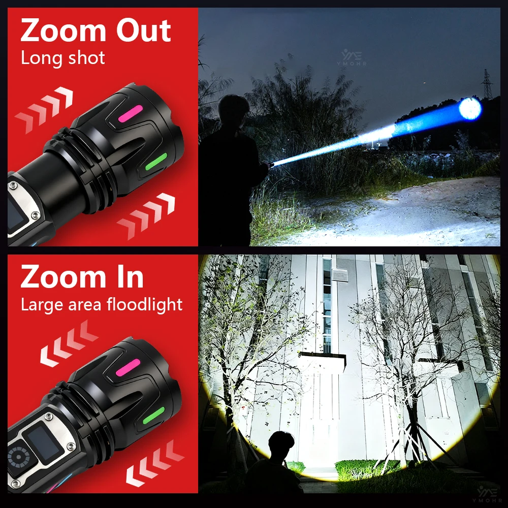 빛나는 스트립이 있는 고휘도 LED 손전등 흰색 레이저 - Outdoor Usb Power Strip 리뷰 및 가격