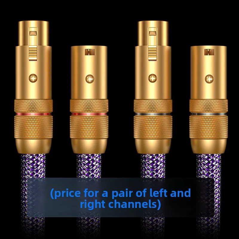 TanDu single crystal copper 6N fever grade XLR microphone, CD amplifier, balanced cable