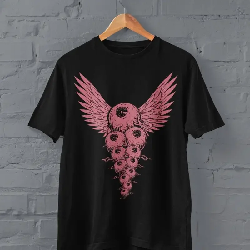 Weirdcore Eyeball T Shirt Grunge Clothing Edgy Horror Dark Pastel Goth Dreamcore Clowncore Aesthetic Alt Y2K