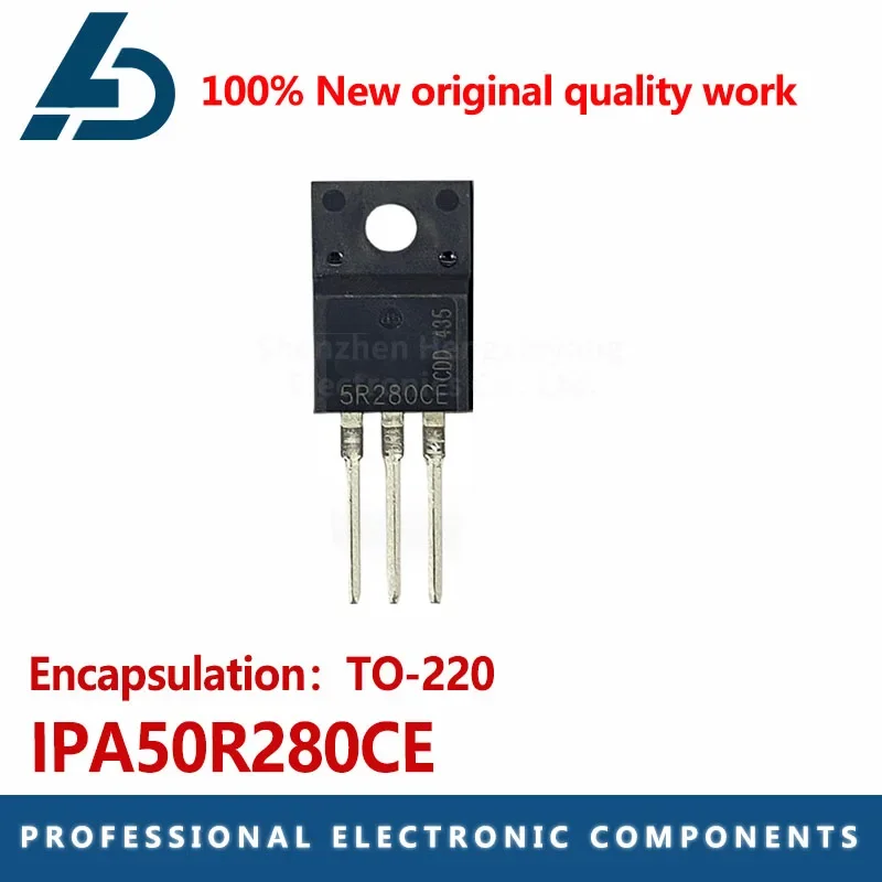 10PCS/Lot IPA50R280CE 5R280CE ATAU TO-220F 13.8A 600V N-Ch MOSFET