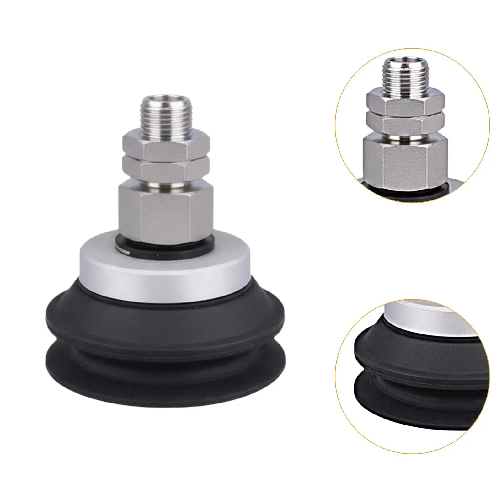 Mechanical Arm Vacuum Suction Cup Double Layer Anti Slip Strong Hardware Silicone Pneumatic Accessories Part Automation Tool