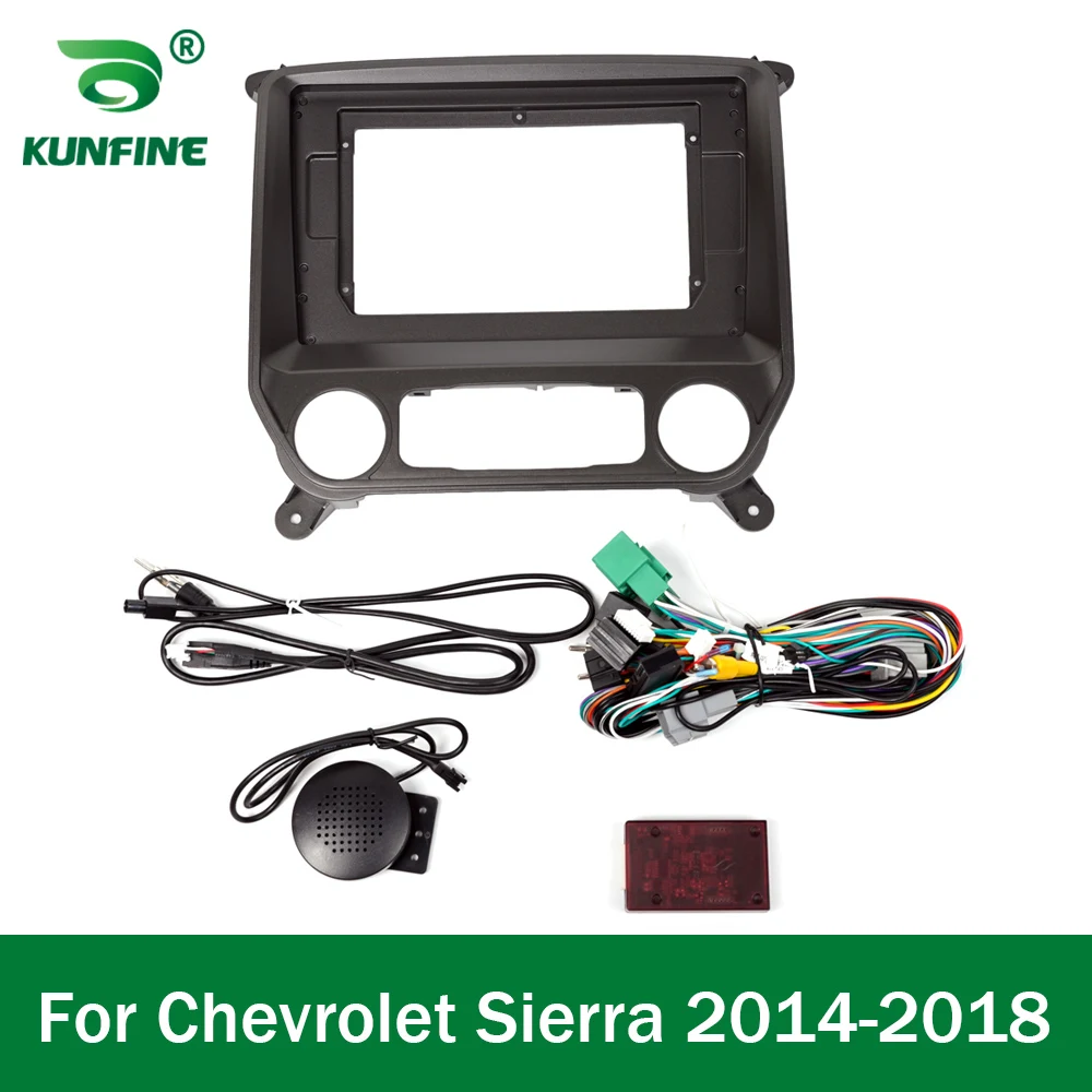Auto GPS Navigation Stereo für Chevrolet Sierra 2013-2017 Radio Faszien Panel Rahmen passen 2din 10 Zoll in Dash Hea dunit Bildschirm – Detail 2