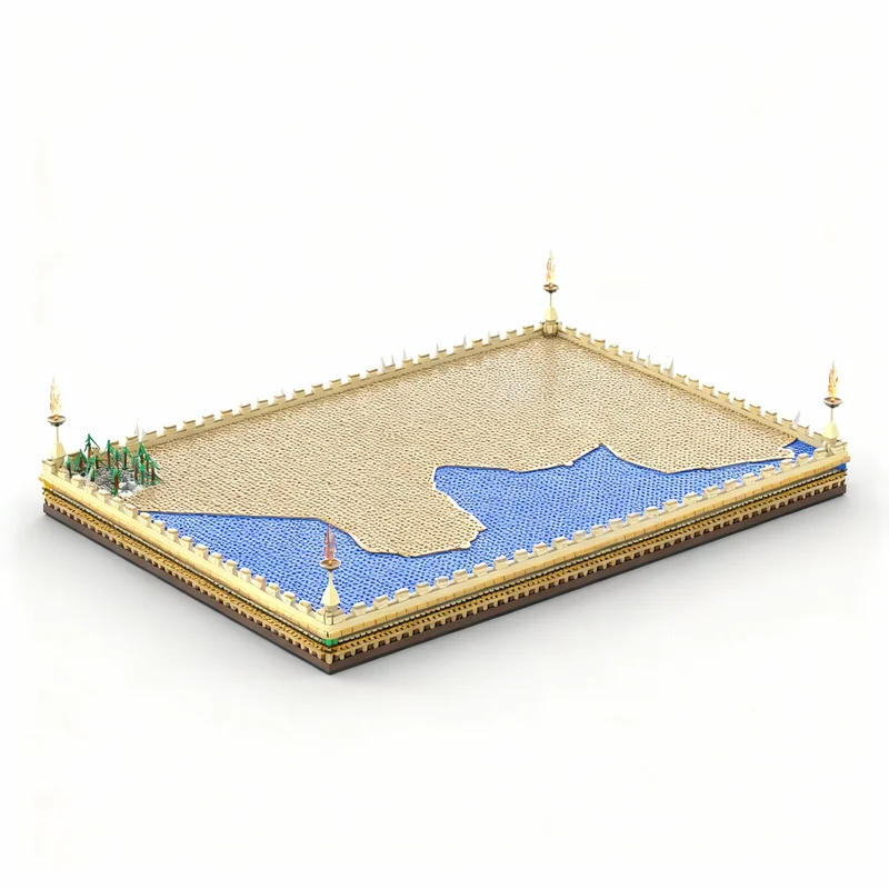 

3165pcs MOC Premium Display Stand Magical Edition Magic Wizard Model Building Blocks Architecture Toys Christmas Gifts Education