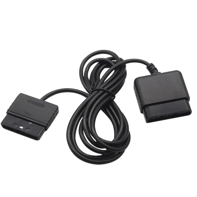 Linha extensão gamepad para controlador PS2-cabo console roda almofada dança