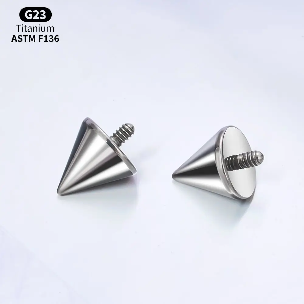 10PCS G23 Titan 14G 16G Externe Gewinde Intern Gewinde Ball Ersatz Zubehör Körper Schmuck Zubehör – Detail 12