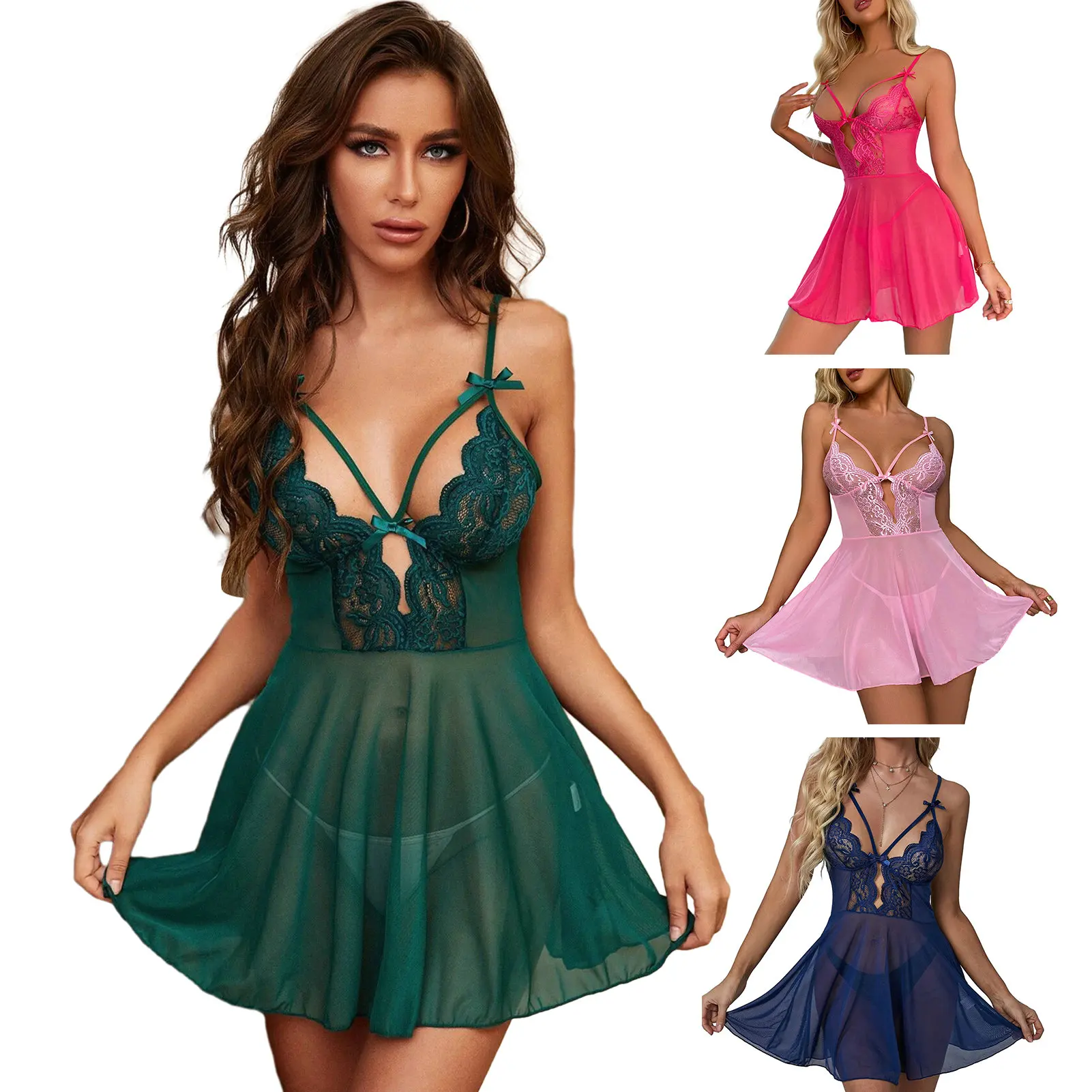 

Экзотические платья Ellolace, Сексуальная порно одежда для сна, Сказочная Ночная сорочка, интимная Фантазийная Ночная сорочка с оборками