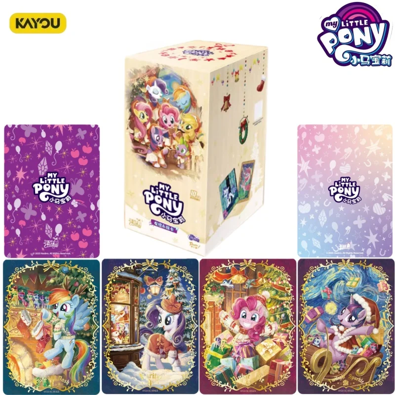 

KAYOU Official Genuine My Little Pony Friendship Forever Card Holder Issue 10 Anime Merchandise Christmas Children's Day Gifts