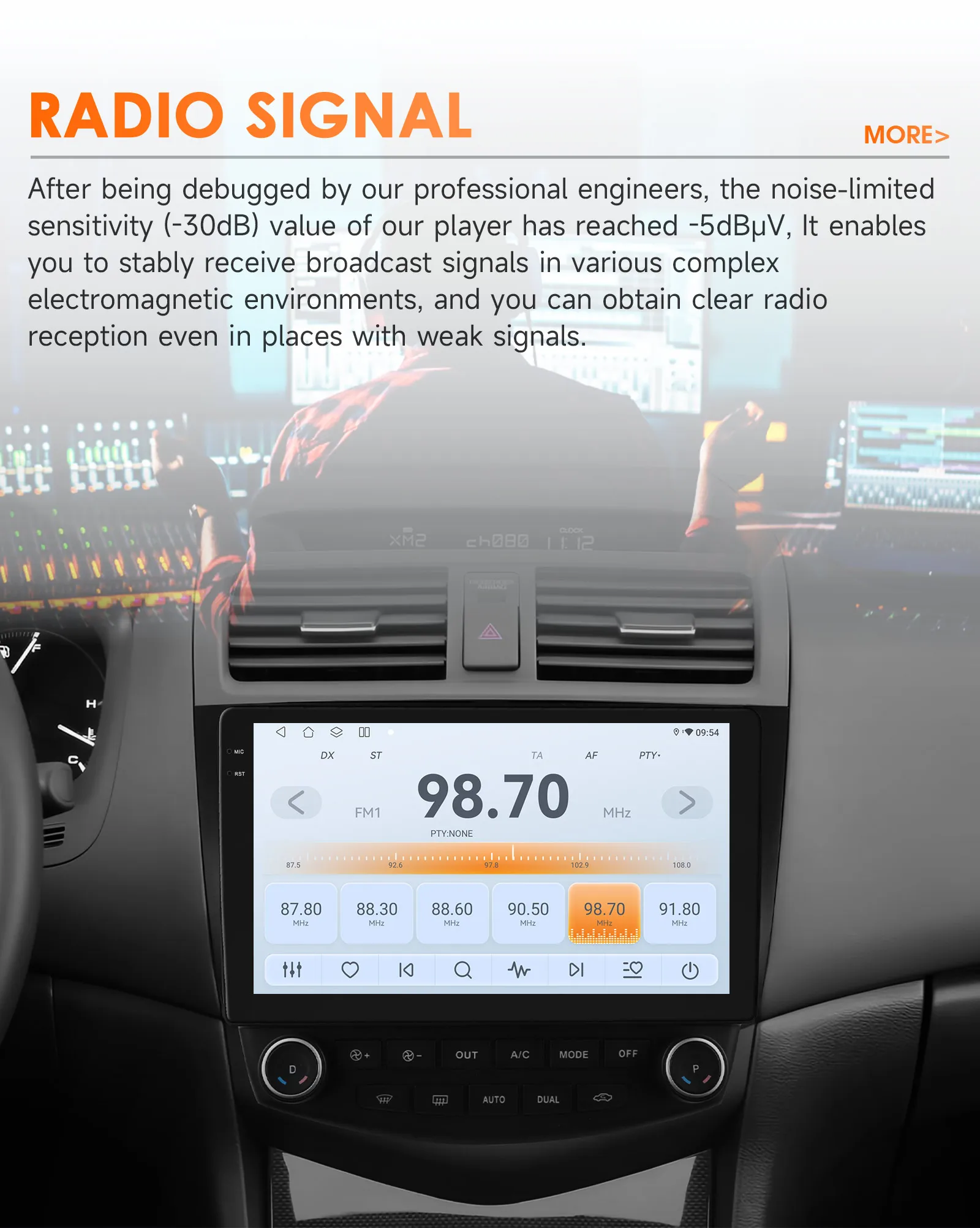 Hizpo 2Din 10,1 Zoll Android Autoradio für Honda Accord 7 2003 - 2007 Einzel-/Dual-Klimaanlage RDS DSP GPS BT 4G BT Auto CarPlay SWC 360CAM – Detail 19