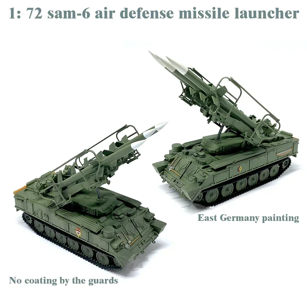 1: 72 Scale Sam-6 Air Defense Missile Launcher Model East Germany Painting Painting By The Guards EM35109 35110 Collection Model