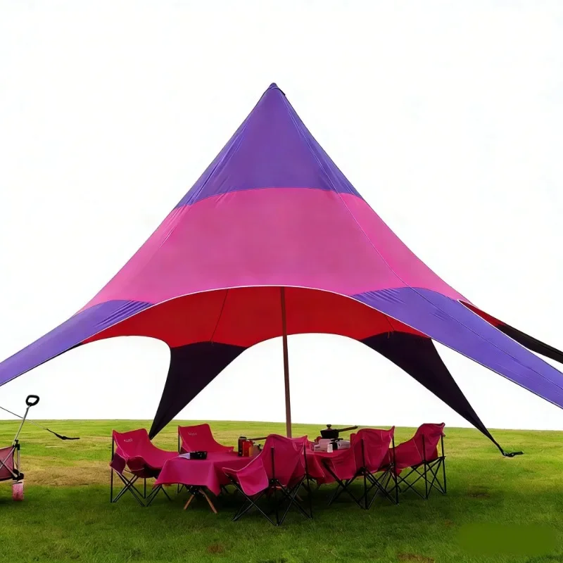 Canopy Colorful tent Oversized outdoor camp camping sun protection awning