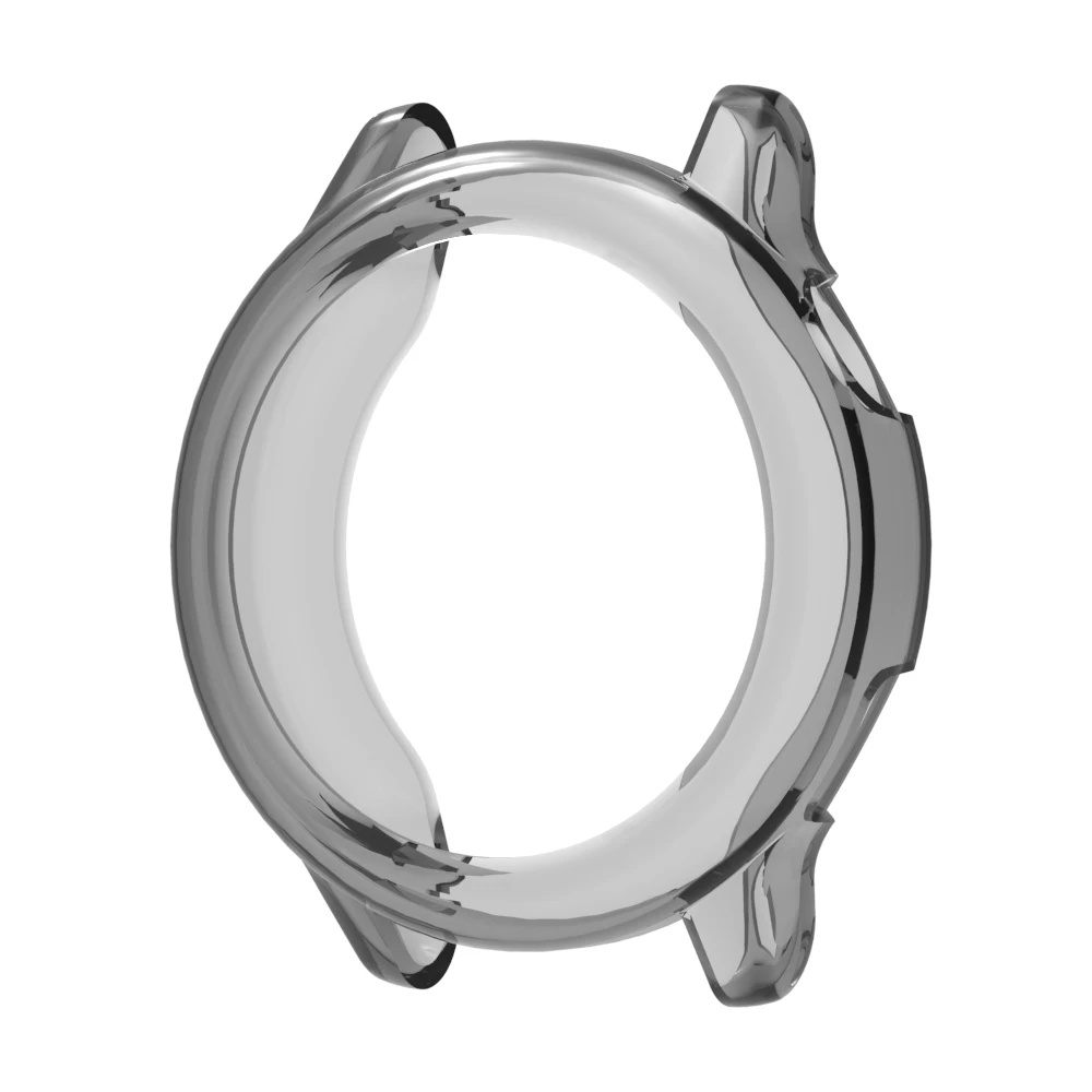 

Защитный чехол для часов Garmin Vivoactive 6, мягкий полый чехол из ТПУ - прозрачный черный