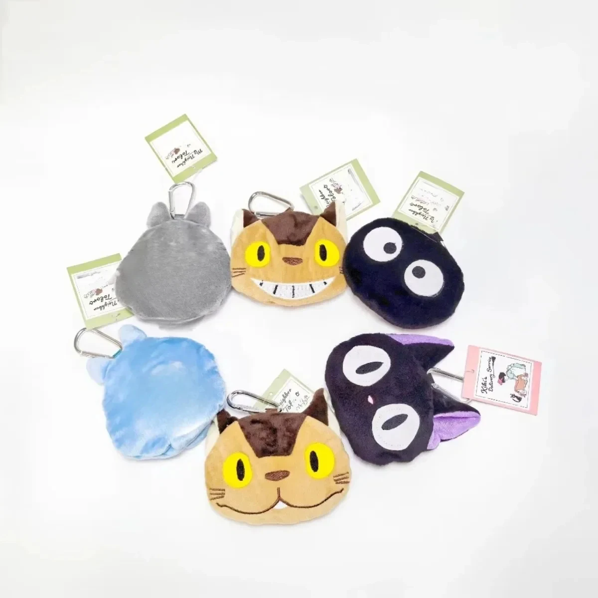 Anime Cartoon Foldable Shopping Bags Thick Nylon Large Tote Reusable Polyester Portable Shoulder Women's Handbags Folding Pouch