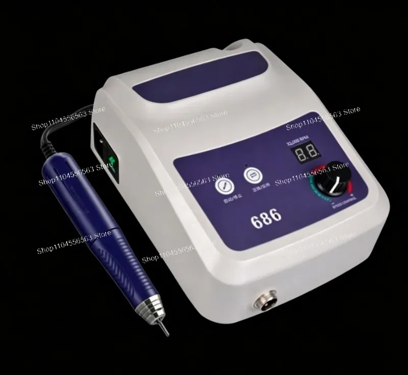 150W 50000rpm Lab Demco B1 Brushless Micromotor, Dental Polisher Grinder with Foot Pedal for Lab
