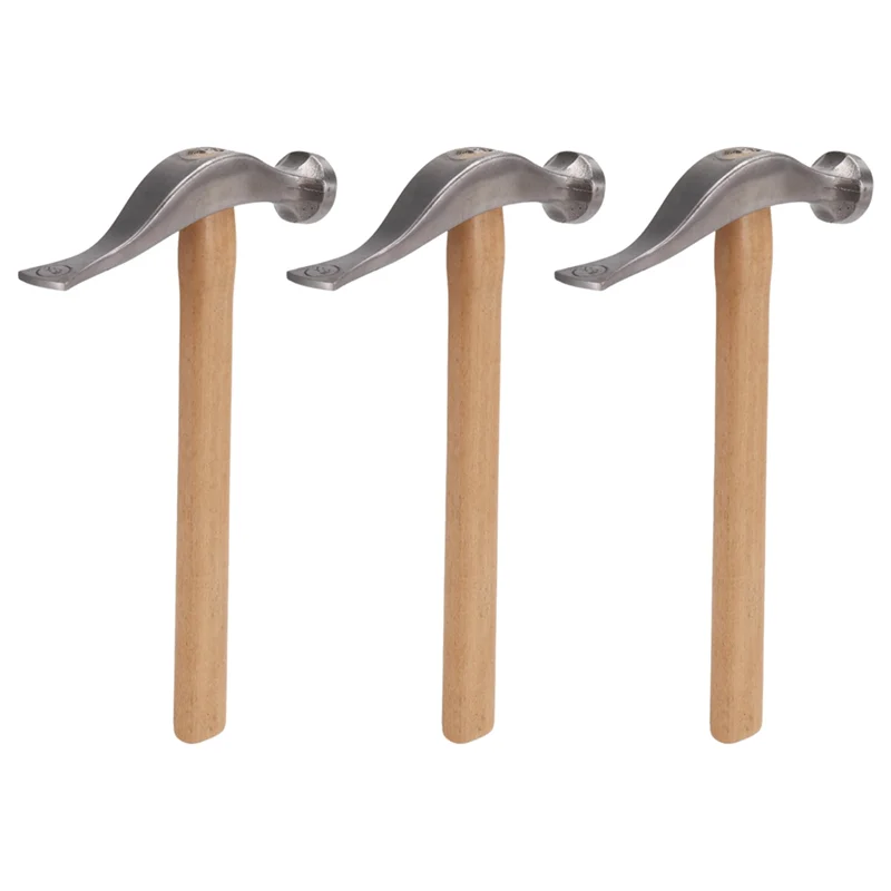 

LICE-3X Cobbler Shoe Repair Hammer Wood Handle Leather Work Shoemaking Repairing Remmending Shoe Tool