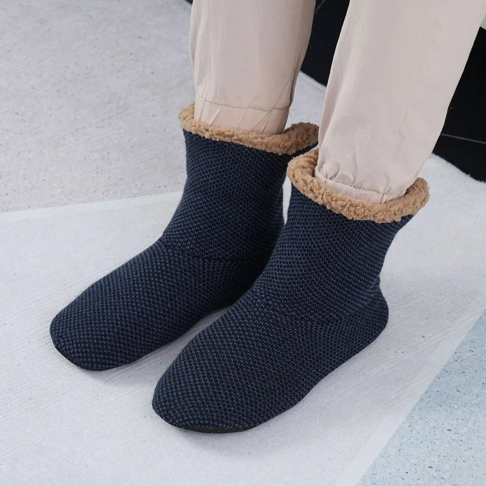 

Soft Plush Thick Thermal Socks Stripe Fluffy Sleeping Slipper Socks Fur Anti Slip Winter Warm Socks Gifts