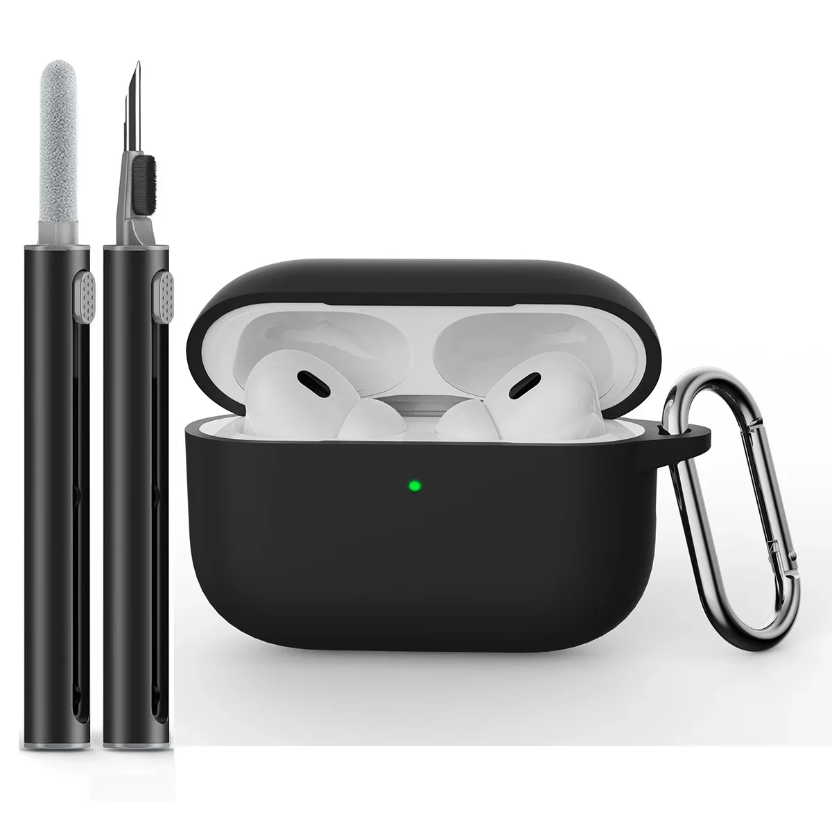 

Чехол для AirPods Pro 3, чехол с набором для чистки, мягкий силиконовый защитный чехол для Apple AirPod Pro 3-го поколения 2025 года
