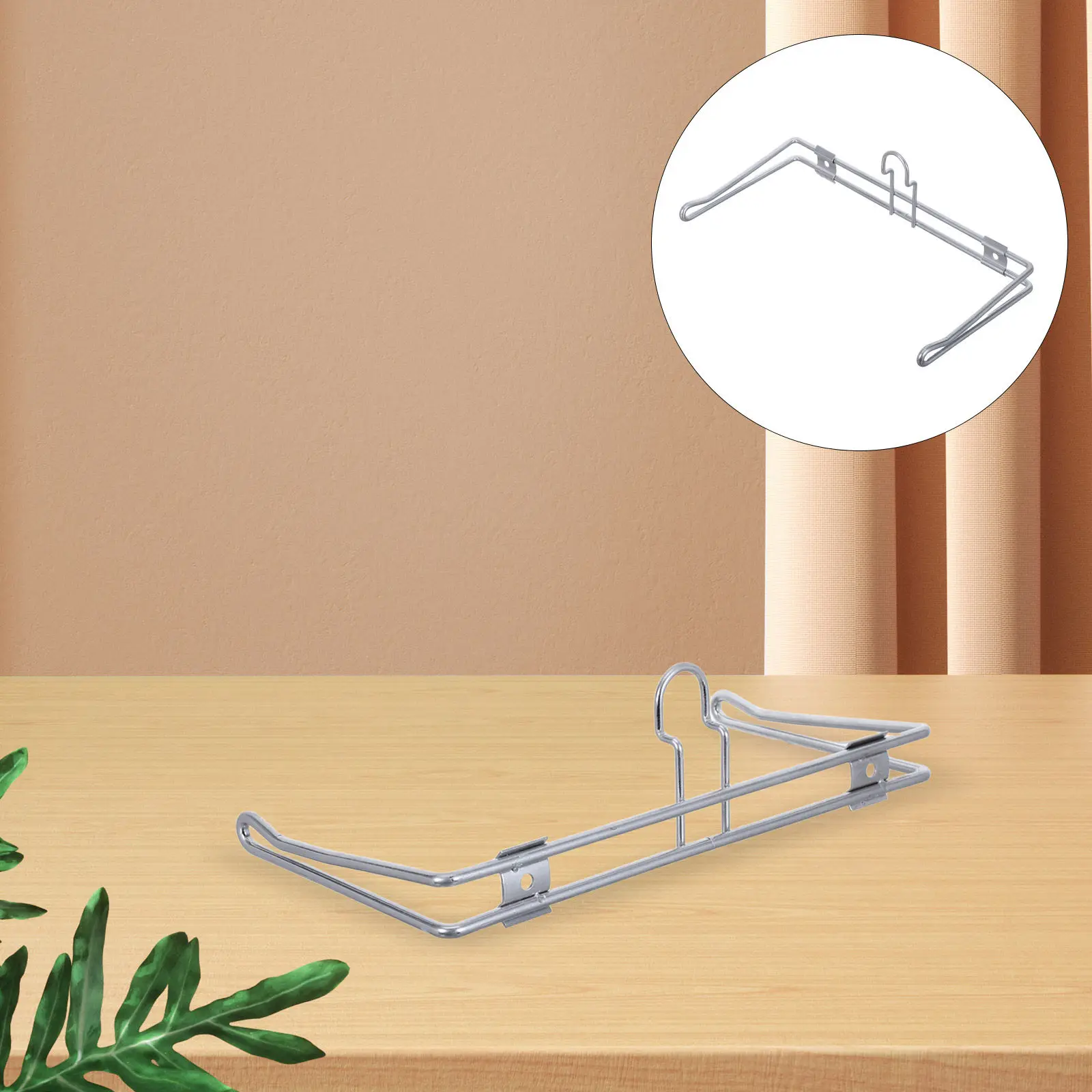 T-Shirt Bag Rack Holder 12 Inch Width Reinforced Metal Construction Easy Install for Grocery Store Checkout Counters Plastic