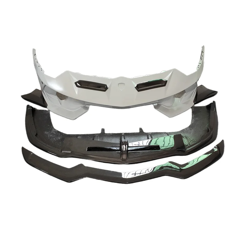 

SVJ Style Semi Carbon Fiber Front Bumper Body Kit for Lamborghini Aventador Cabriolet LP700 Full Body Kit New Condition