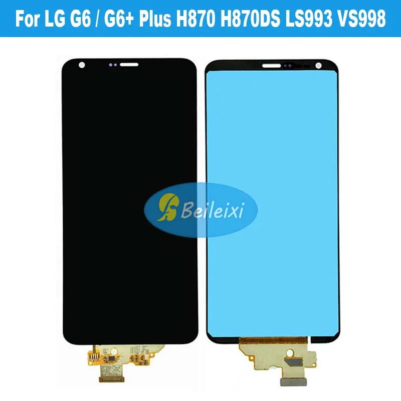 For LG G6 H870 H870DS LS993 VS998 US997 H872 H873U G600L G600K LCD Display Touch Screen Digitizer Assembly For LG G6 Plus G600LP