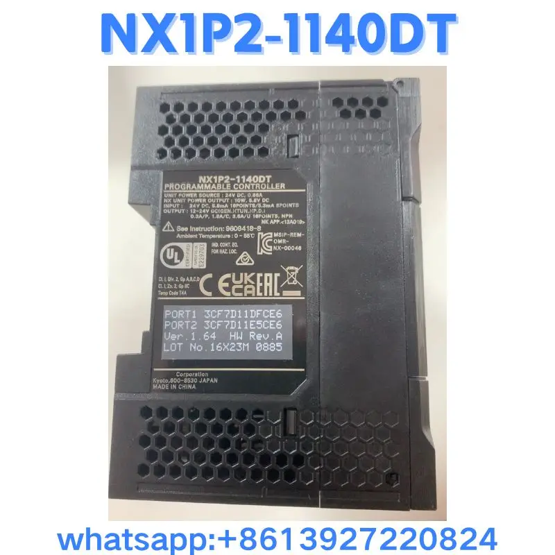 Teste PLC NX1P2-1140DT usado OK Transporte Rápido