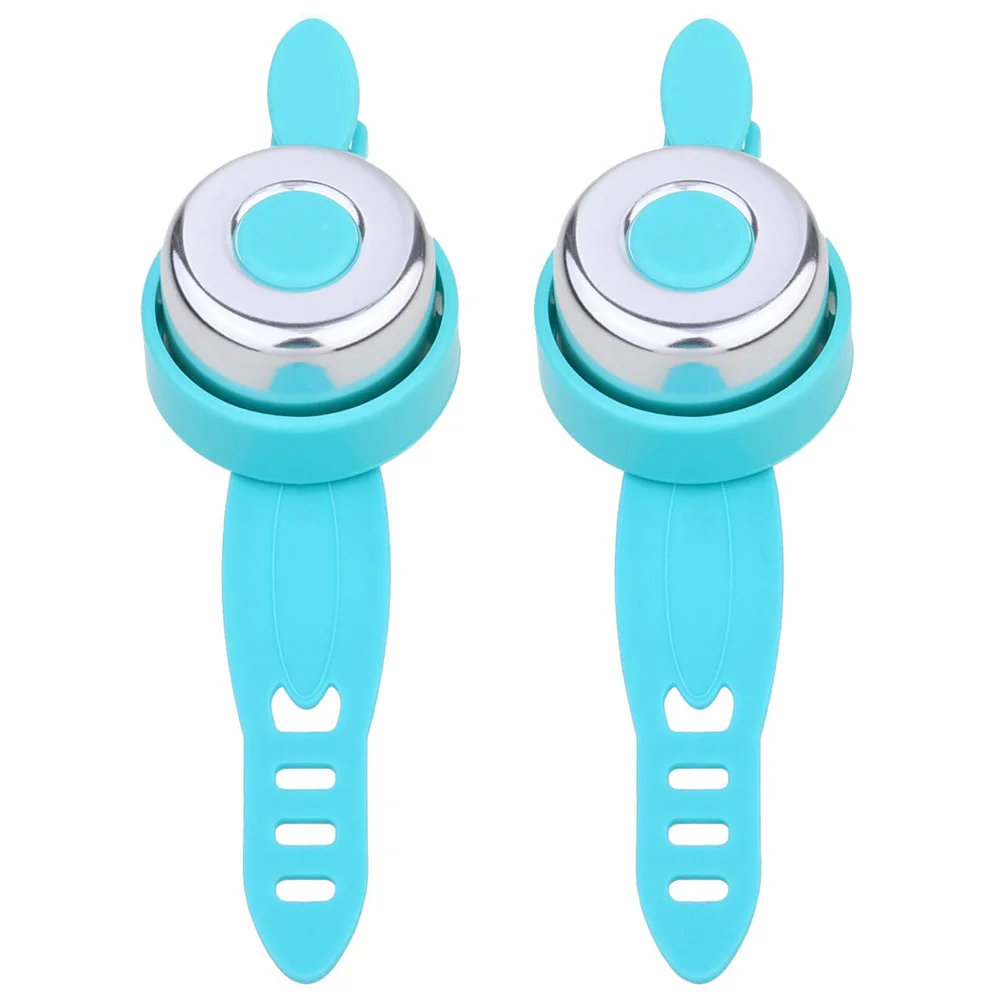 2Pcs Removable Bike Bell for Kids Plastic Scooter Bell Loud Clear Ringtone Safe Cycling Favorite Accessory Scooter Accessory