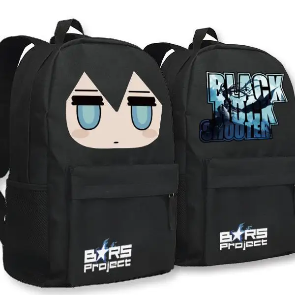 Anime Black Rock Shooter BRS Print Backpack Kawaii Bags Large Capacity Bas High Quality School Bag for boys and Girls  Daily Use