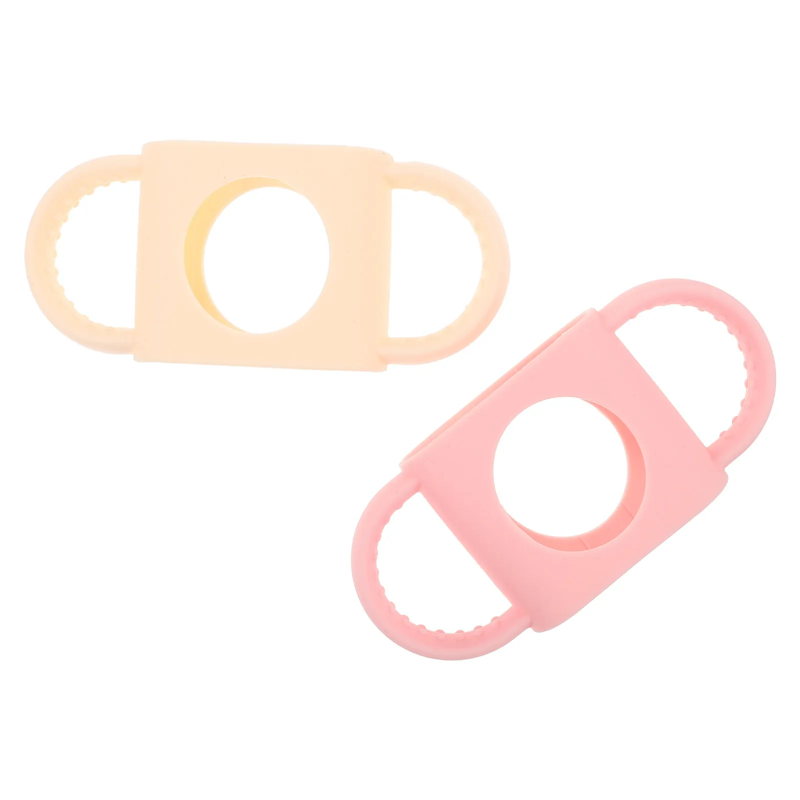 

2 шт. силиконовые нескользящие ручки для детских бутылочек, держатели для бутылочек с широким горлышком, переходные насадки для поильников