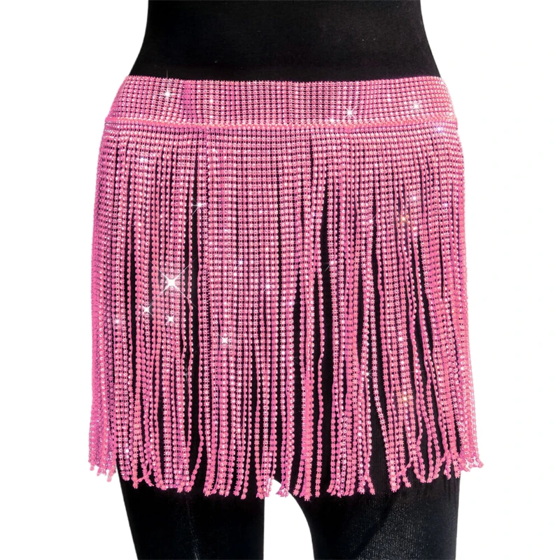Hochwertige Miniröcke für Damen, Frühling 2024, Sommer, lässige Strandröcke, Quaste, Y2K-Kleidung, Schwarz, Weiß, Orange, Rose, Rot, Grün – Detail 10