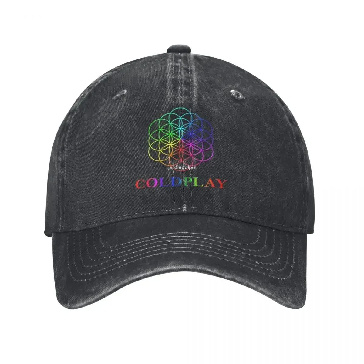 New Rainbow Cold.Play Music Of The Sphere.S Baseball Cap British Rock Band Outdoor Sport Trucker Dad Hat Women Casual Baseball C