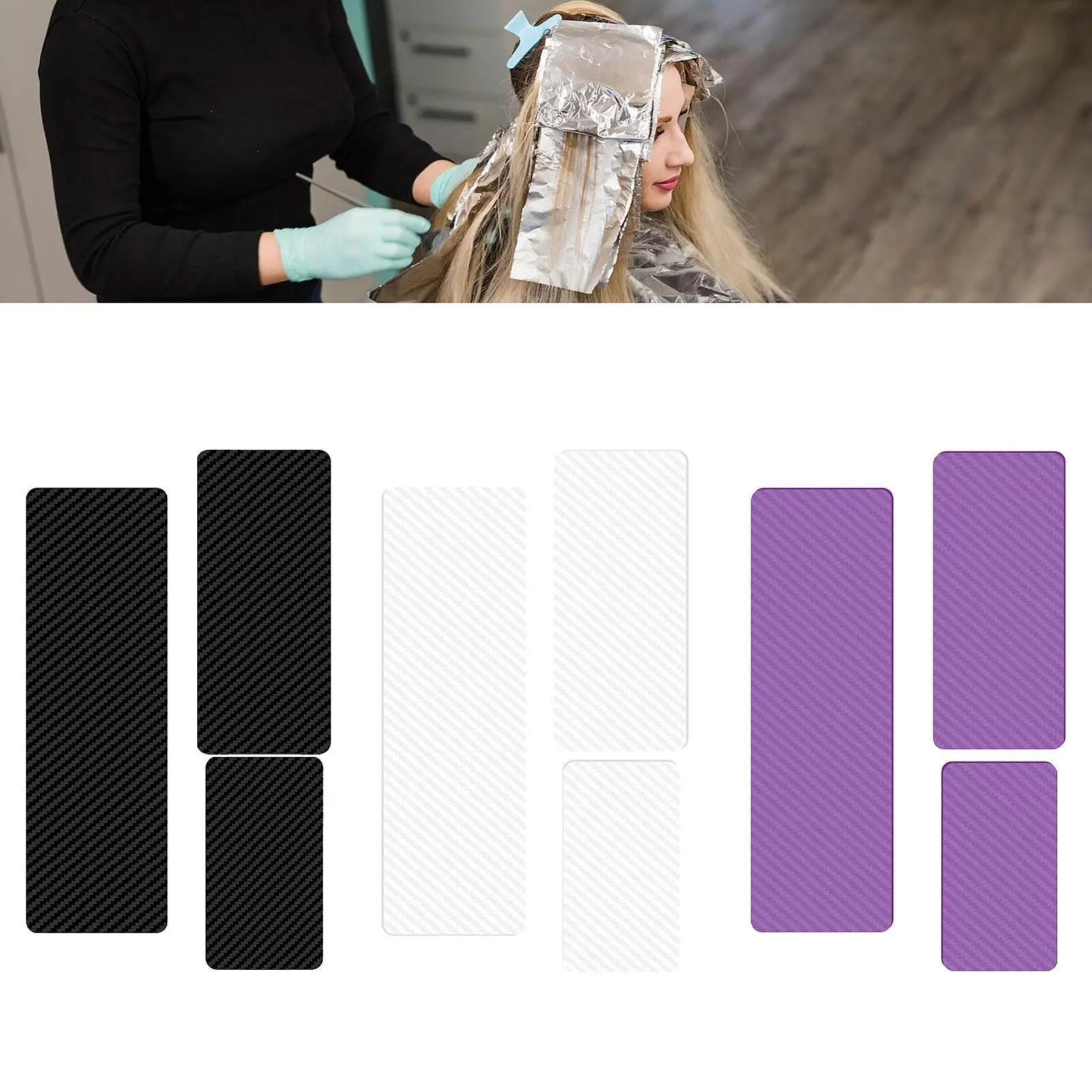 Kit de Placas de Destaque, Balayage, Styling Tools, Salão Profissional, Cabeleireiro, 3 pcs