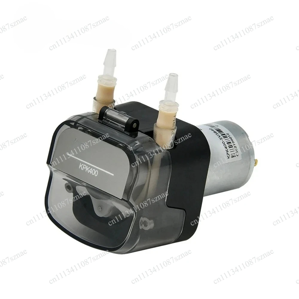 12V 24V DC KPK400 High Flow 400ml/min Self-Priming Peristaltic Pump, Dosing Pump with BPT Tube for Lab Liquid Dispensing