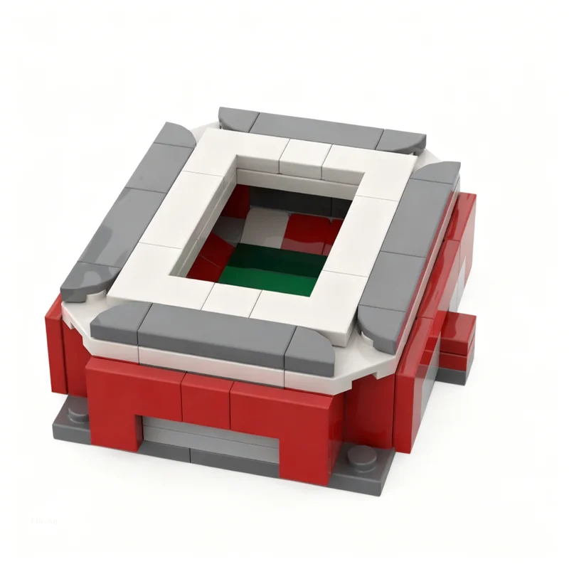 110 pièces MOC Sports Soccer Mewa Arena Mainz Modèle de blocs de construction à assembler Cadeaux de Noël Jouet DIY Idée créative