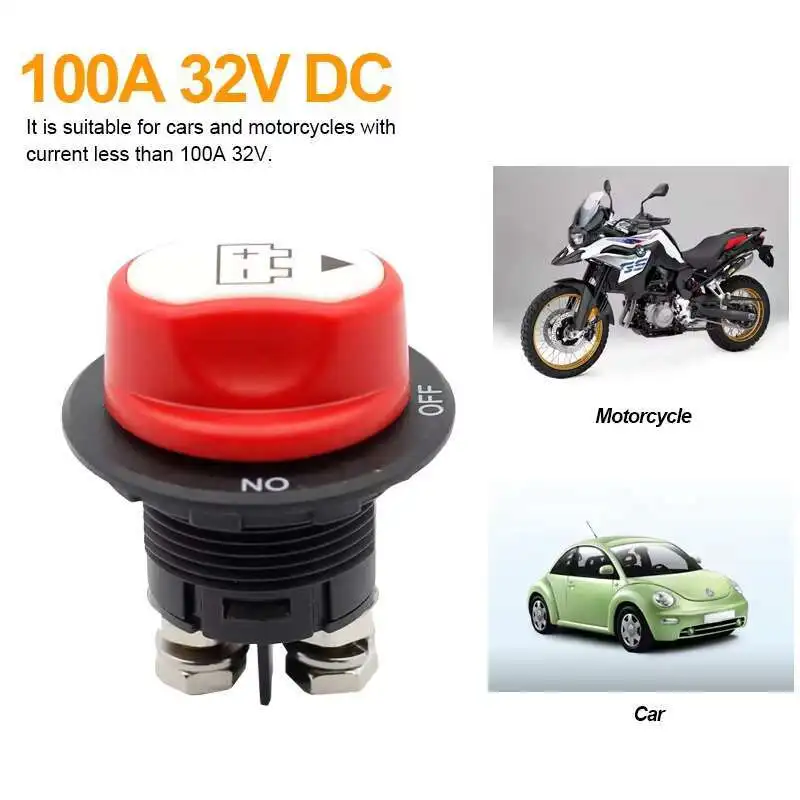 100A بطارية المعزل التبديل قطع الطاقة قتل لشاحنة قارب RV