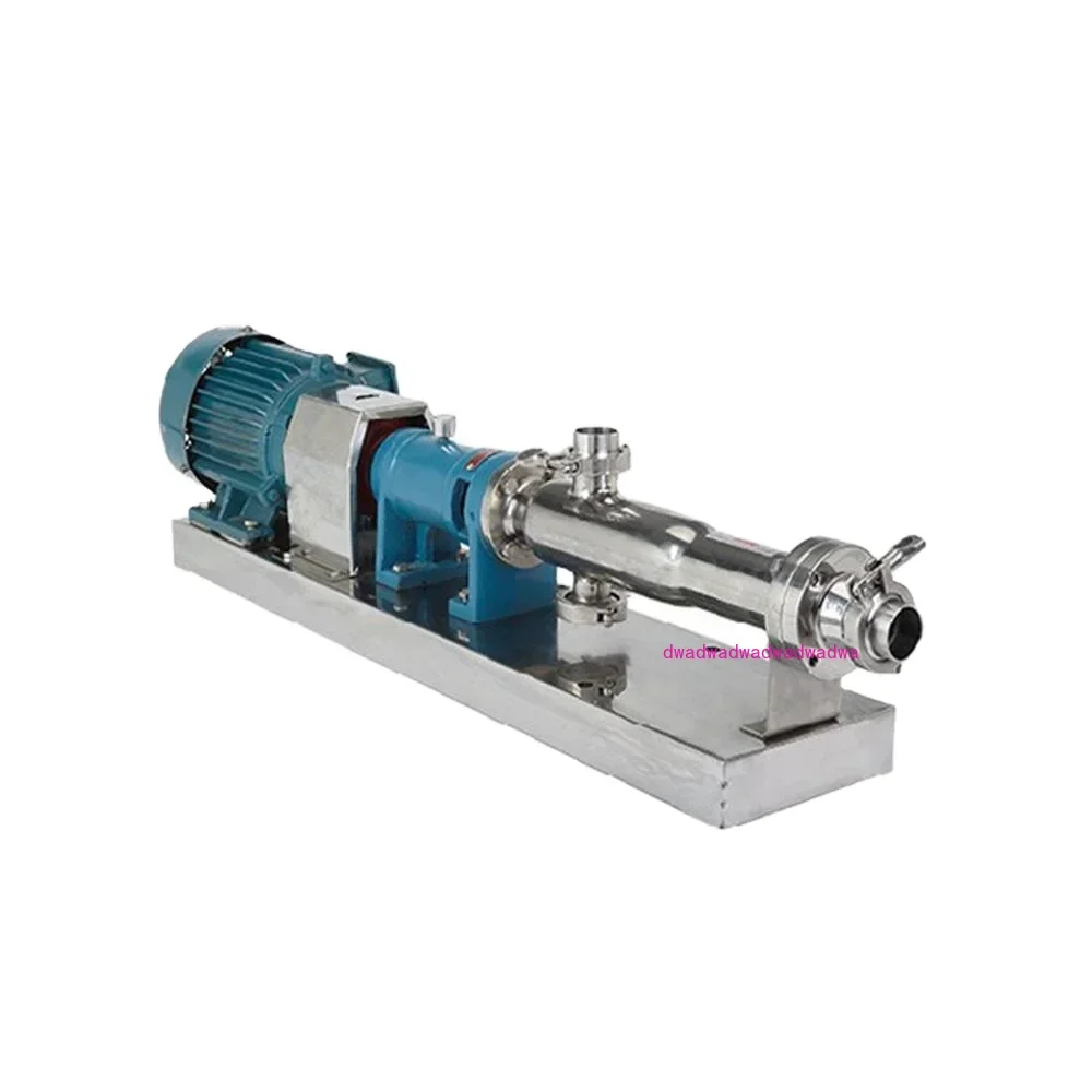 

Good Quality Stainless Steel SS316L High Viscosity Sanitary Single Screw Pump