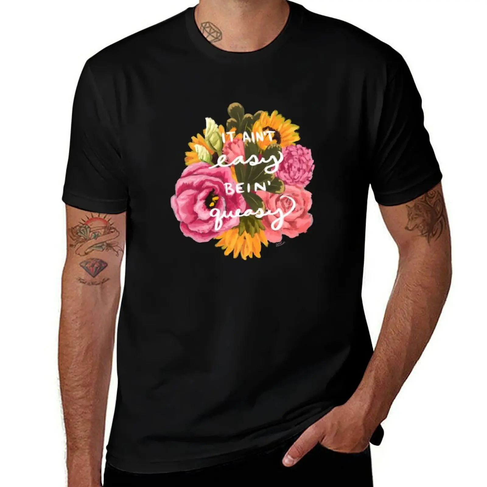 It Ain’T Easy Bein’ Queasy T-Shirt Casual Daily Graphic Tee