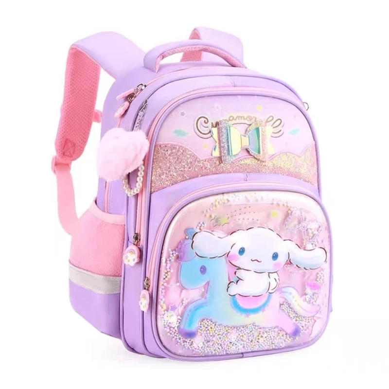 Sanrioed Cinnamoroll Kuromi My Melody Hello Kitty Anime Backpack Cute Schoolbags Cartoon Shoulder Bag Birthday Gift for Friend