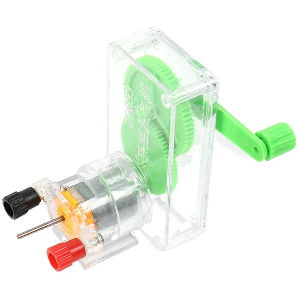 

Hand Generator Electricity Portable DIY Model Crank Mini Toys Scientific Experiments for Children Education Science Kit Puzzle