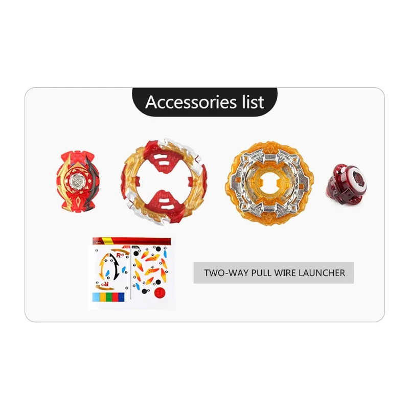 Superking B-172 World Spriggan Burst Surge Bey Bay Top Giroscopio Brinquedo Giratorio de Natal