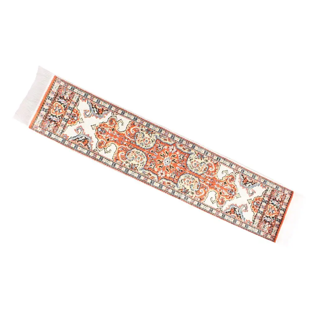 Tappetino intrecciato in scala 1/12, mobili in miniatura per casa delle bambole