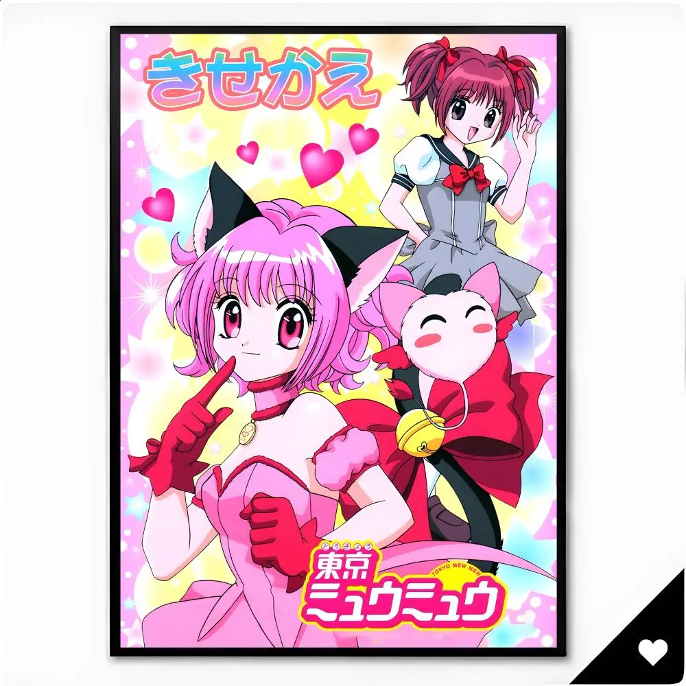 Animation Fantasy Tokyo Mew Mew Poster Premium HD Decor Wall Art for Interior Room Makeover Home Accents Gift
