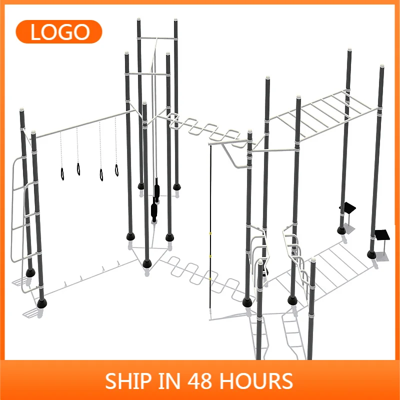 Flyingkids Stainless Steel Outdoor Fitness Equipment for Parks Community Public