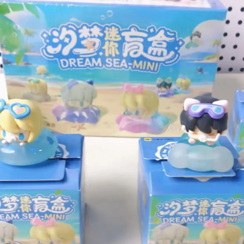 

Yoyo New Genuine The Falling Merman Ximeng Series Pop Bean Mini Blind Box Anime Figures Kids Gift Toy For Anime Fans Mystery Box