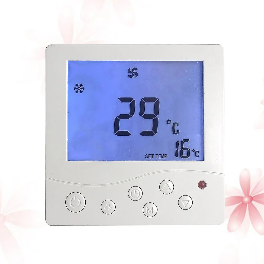 ترموستات رقمي ذكي 240 فولت، وحدة تحكم لاسلكية بيضاء قابلة للبرمجة، تسخين الأرضية، غلاية معلقة على الحائط، تحكم متنقل