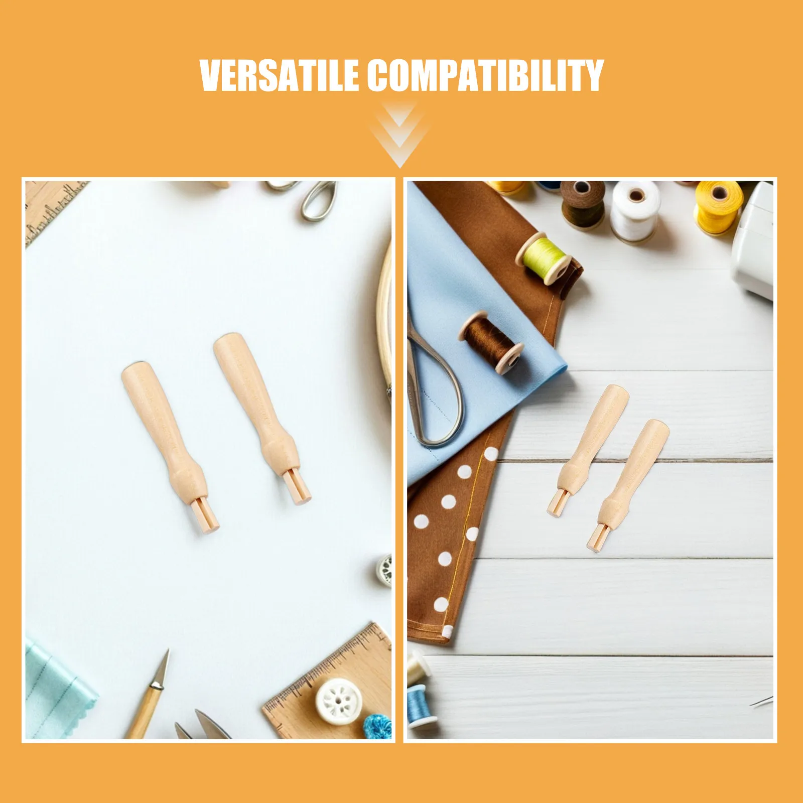 14Pcs Wooden Needle Felting Tool Handles Professional Grade Comfort Grip for Wool Felt DIY Crafts Punch Needle Felting Craft