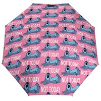 8-Rib Auto Umbrella Protection Sun Not Today Stitch Umbrella  Summer Fashion Foldable Lightweight Umbrellas