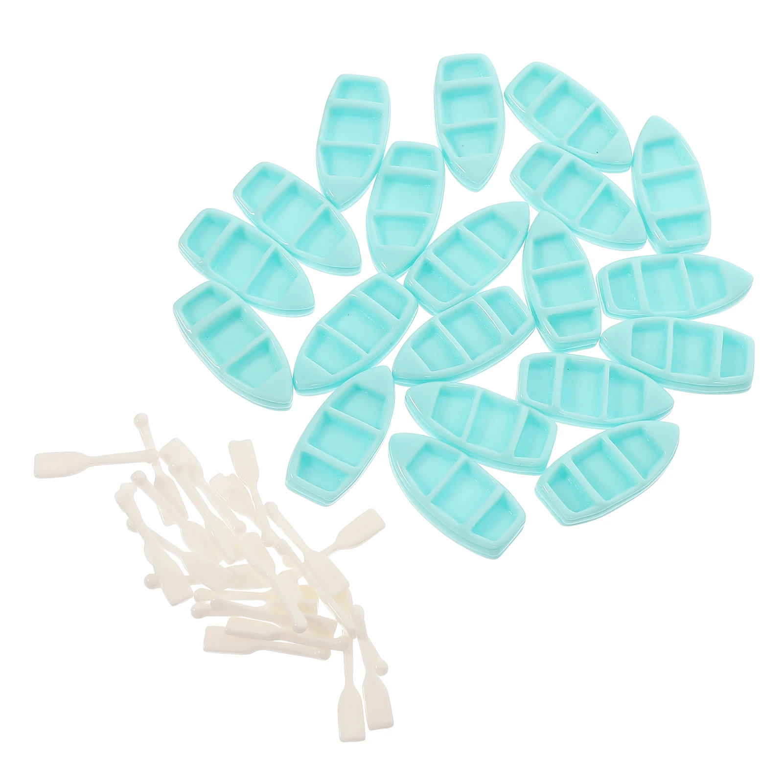20 set ornamenti per barche in resina toppers per torta a tema accessori da spiaggia figurine decorazione a tema canottaggio casa